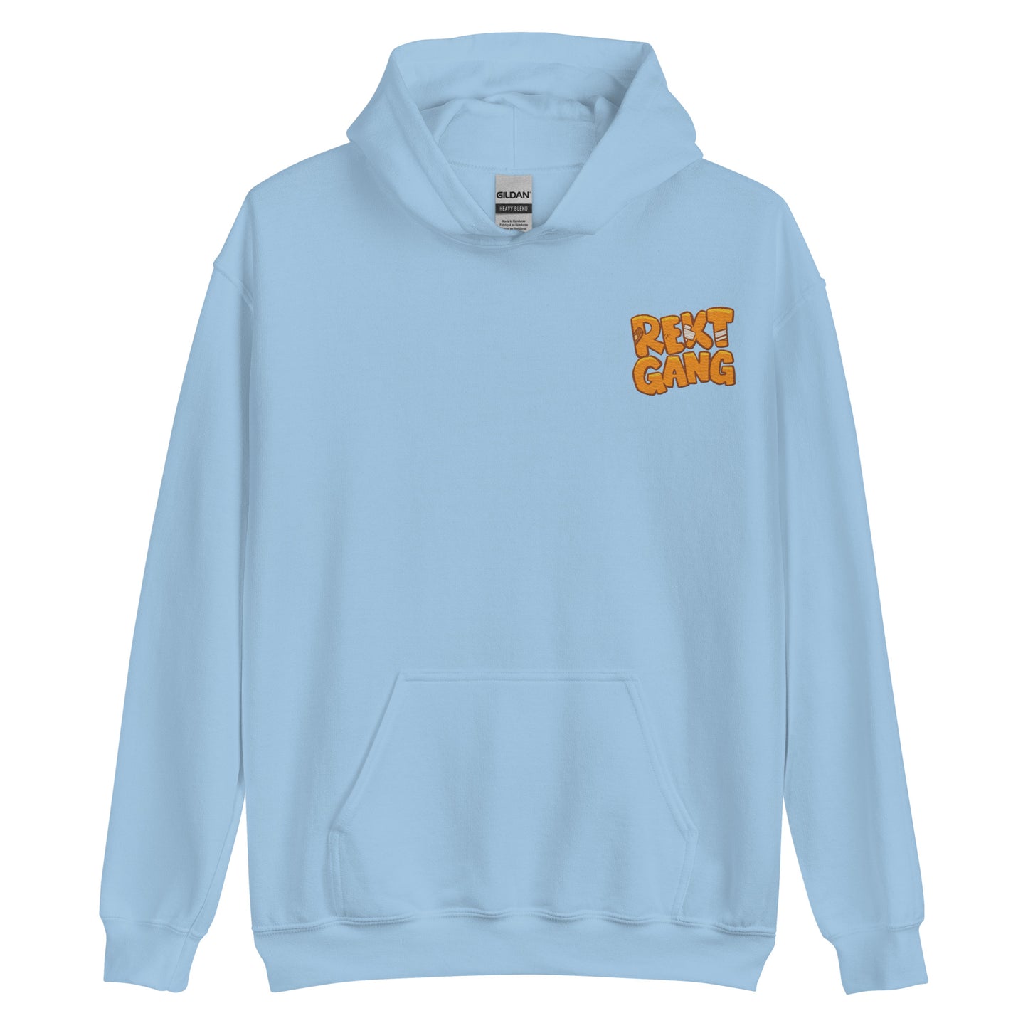 Rekt Gang - Embroidered hoodie 50/50 Blend