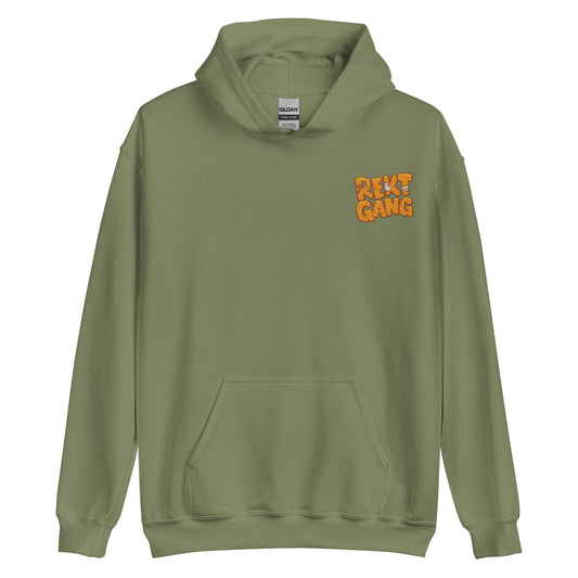 Rekt Gang - Embroidered hoodie 50/50 Blend